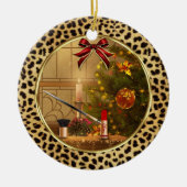 Makeup Cheetah Animal Print Ornament (Voorkant)
