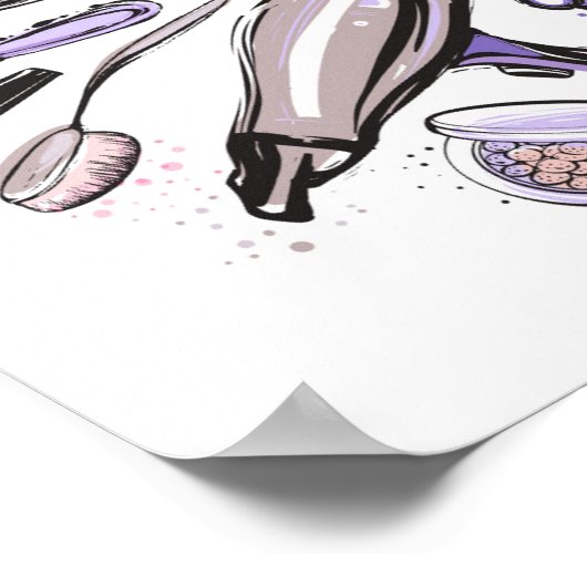 Makeup Circle Design Poster (Hoek)