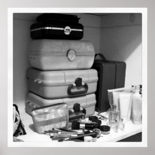 Makeup Collectie Black White Photography Poster