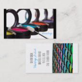 Makeup Cosmetic Artist Eyeshadows Visitekaartje (Voorkant / Achterkant)