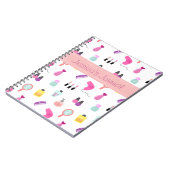 Makeup, Cosmetica, Beauty, Grooming Pattern Notitieboek (Linkerzijde)