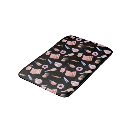 Makeup Cosmetics Beauty Pattern Cosmetology Badmat (Gekanteld)