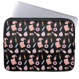 Makeup Cosmetics Beauty Pattern Cosmetology Laptop Sleeve