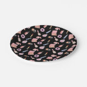 Makeup Cosmetics Pattern Cosmetology Paper Borden Papieren Bordje (Gekanteld)