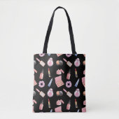 Makeup Cosmetics Pattern Cosmetology Tote Bag (Voorkant)