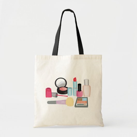Makeup Cosmetics Tote Bag (Voorkant)
