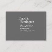 Makeup Diva Brushes - Cosmetoloog Makeup Artist Visitekaartje (Achterkant)