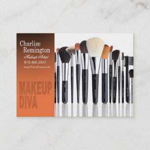 Makeup Diva Brushes - Cosmetoloog Makeup Artist Visitekaartje