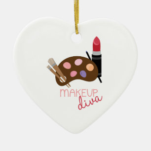 Makeup Diva Keramisch Ornament