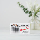 Makeup Diva voor het Visitekaartje van Makeup Arti (Staand voorkant)