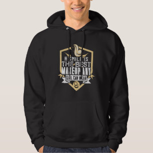 Makeup - een glimlach is de beste make-up hoodie