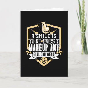 Makeup - een glimlach is de beste make-up kaart
