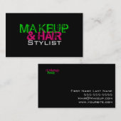 MAKEUP EN HAARSTYLIST VISITEKAARTJE (Voorkant / Achterkant)