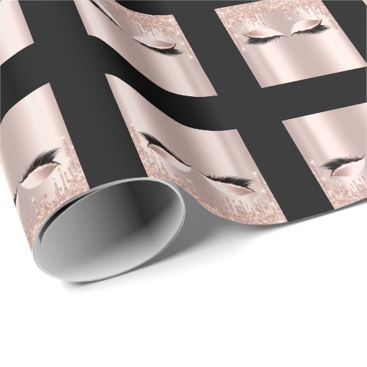 Makeup Event Lashes Roos Spark Bridal Sweet16th Cadeaupapier (Rol Hoek)