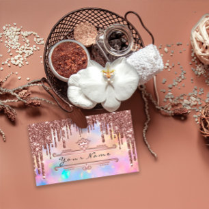 Makeup Event Planner Roos Crown Holograded Crown C Visitekaartje