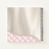 Makeup Eye Lash Brow Tufted Pearls Notebook Notitieboek (Achterkant)