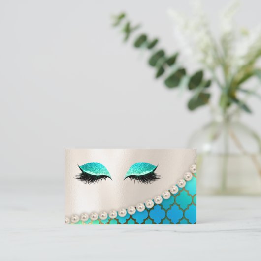 Makeup Eye Lash Lashes Moroccan Visitekaartje (Staand voorkant)