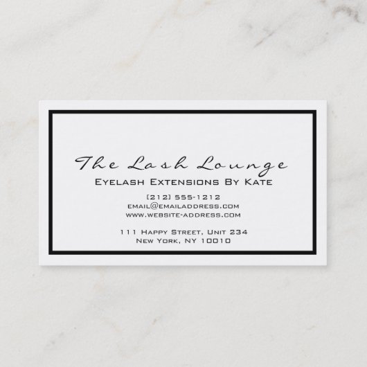 Makeup Eyebrow Beauty Lashes Glitter Gold White2 Visitekaartje (Achterkant)