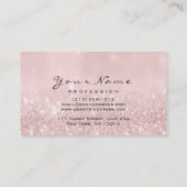 Makeup Eyebrow Eye Lashes Studio Glitter SPA Roze Visitekaartje (Achterkant)