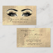 Makeup Eyebrow Eyes Lashes Appointment Card Brows Afsprakenkaartje (Voorkant / Achterkant)