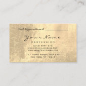 Makeup Eyebrow Eyes Lashes Appointment Card Brows Afsprakenkaartje (Achterkant)