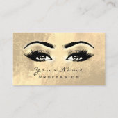 Makeup Eyebrow Eyes Lashes Appointment Card Brows Afsprakenkaartje (Voorkant)