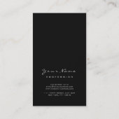 Makeup Eyebrow Eyes Lashes Black Logo Grey Glam Visitekaartje (Achterkant)