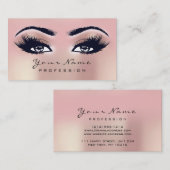 Makeup Eyebrow Eyes Lashes BLUSH Ombre Roos Visitekaartje (Voorkant / Achterkant)