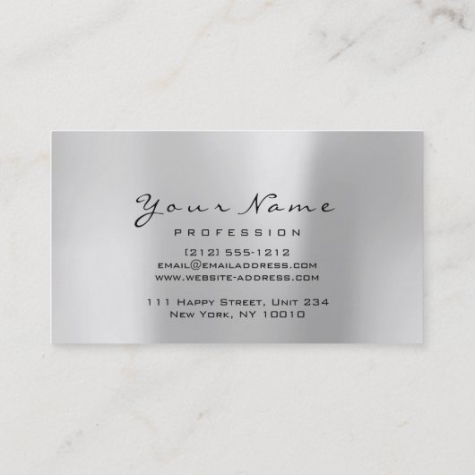 Makeup Eyebrow Eyes Lashes Browns SPA Visitekaartje (Achterkant)