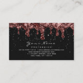 Makeup Eyebrow Eyes Lashes Glitter Bean Sparkl Wax Visitekaartje (Achterkant)