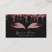 Makeup Eyebrow Eyes Lashes Glitter Bean Sparkl Wax Visitekaartje (Voorkant)
