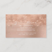 Makeup Eyebrow Eyes Lashes Glitter Roos Confetti Visitekaartje (Achterkant)