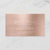 Makeup Eyebrow Eyes Lashes Glitter Roos Gold1 Visitekaartje (Achterkant)