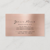 Makeup Eyebrow Eyes Lashes Glitter Roos Gold Lux Visitekaartje (Achterkant)