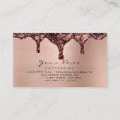 Makeup Eyebrow Eyes Lashes Glitter Roos Gold Wax Visitekaartje (Achterkant)