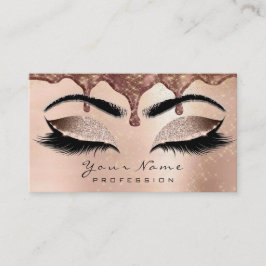 Makeup Eyebrow Eyes Lashes Glitter Skin Sparkl Wax Visitekaartje