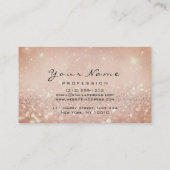 Makeup Eyebrow Eyes Lashes Glitter Skinny Gold Visitekaartje (Achterkant)