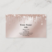 Makeup Eyebrow Eyes Lashes Roos Gold Drivers Visitekaartje (Achterkant)