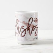 Makeup Eyebrow Eyes Lashes Roos Gold Marble Koffiemok (Center)