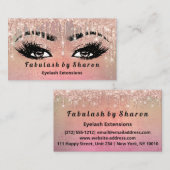 Makeup Eyebrow Lash Roos Gold Visitekaartje (Voorkant / Achterkant)