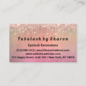 Makeup Eyebrow Lash Roos Gold Visitekaartje (Achterkant)