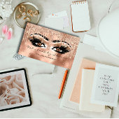 Makeup Eyebrow Lashes Glitter Drip Spark VIP Roos Visitekaartje