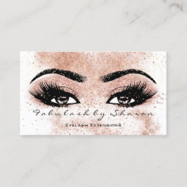 Makeup Eyebrow Lashes Glitter Eyes Spark Estetican Visitekaartje