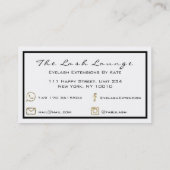 Makeup Eyebrow Lashes Glitter Gold White Black2 Visitekaartje (Achterkant)