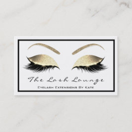 Makeup Eyebrow Lashes Glitter Gold White Black2 Visitekaartje