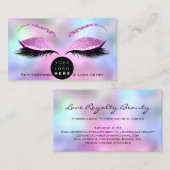 Makeup Eyebrow Name Lash Glitter Shatiana Logo1 Visitekaartje (Voorkant / Achterkant)