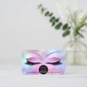 Makeup Eyebrow Name Lash Glitter Shatiana Logo1 Visitekaartje (Staand voorkant)