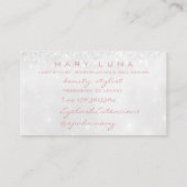 Makeup Eyebrows Lash Roos Gray Silver Pink Studio Visitekaartje (Achterkant)
