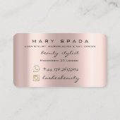 Makeup Eyebrows Lashes Browns Roos Instagra Visitekaartje (Achterkant)