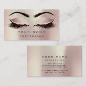 Makeup Eyebrows Lashes Extension Blush Glitter Visitekaartje (Voorkant / Achterkant)